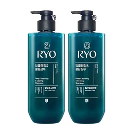Ryeo Cheong-a Deep Cleansing & Cooling Shampoo 592ml x 2 packs / 려 청아 딥클렌징 앤 쿨링 샴푸 592ml 2개팩