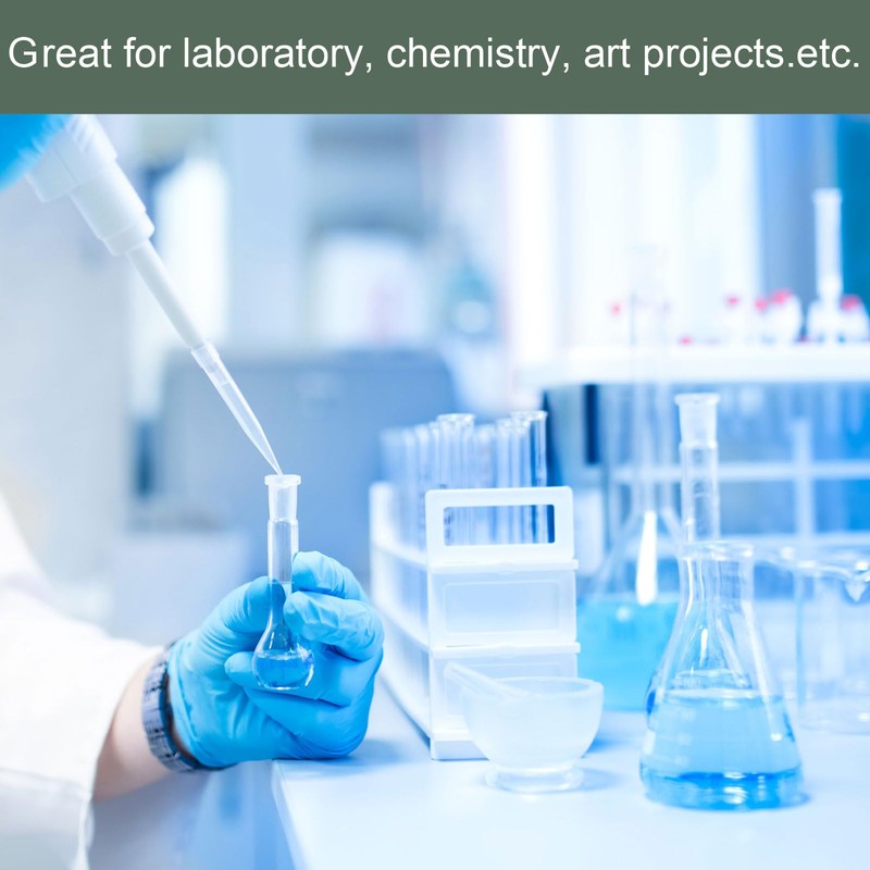 YOKIVE Graduated Dropper Pipettes Kit, Durable Borosilicate Glass Pipette with