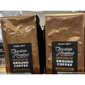 Trader Joe's 2 Pack Trader Joe’s Chocolate Hazelnut Ground Coffee Light Roast 12 oz Each Pack