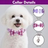 EXPAWLORER Cute Dog Harness Collar Leash Set - Purple Girl