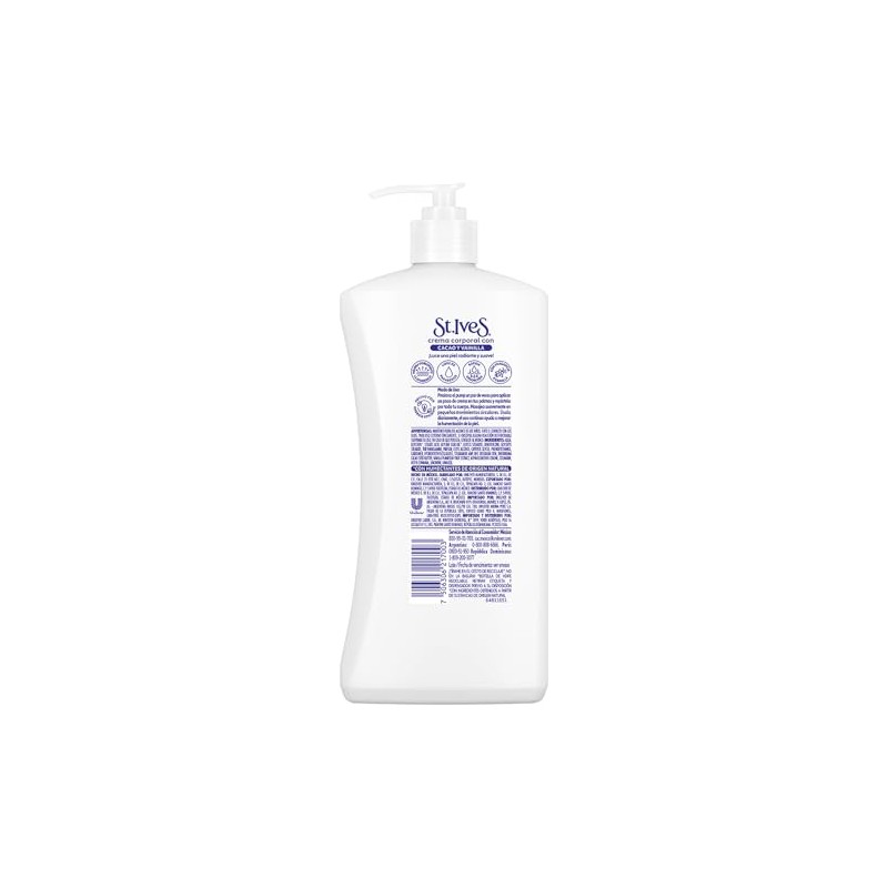 Crema Corporal ST.IVES Cacao y Vainilla 532 ml