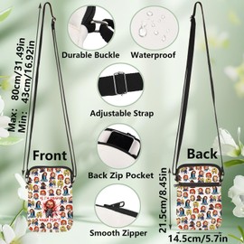 WZMPA Chucky Bride Fans Crossbody Bag Horror Chucky Gift Hi I'm Chucky Wanna Play Shoulder Bag Chucky Merchandise (Hi I'm Chucky CB)