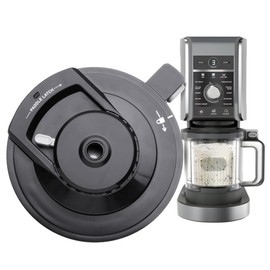 Outer Bowl Lid for Ninja Creami Deluxe Ice Cream Makers, Reusable Creami Deluxe Replacement Lid Compatible with NC500/NC501/Series(NO Paddle) Ninja Creami Replacement Parts