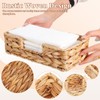 ULTECHNOVO Tissue Box Holder - Woven Rattan Tissue Box Cover