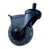 ACE 2 Pack Upgraded 3" Clear Caster Wheel with Brake