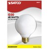 Satco S3671 120V Medium Base 40-Watt G30 Light Bulb, Gloss