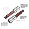 HARFINGTON 12mm Ball End Hex Bit Socket 1/2" Square Drive