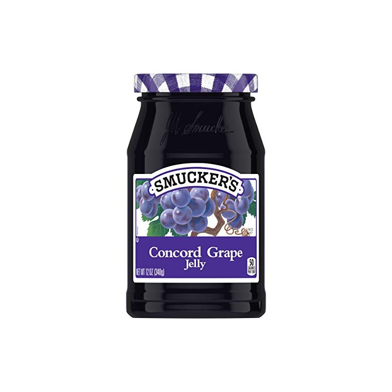 Smucker's Concord Grape Jelly, 12 Ounces (Pack of 6)