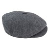 TruClothing.com Men's Hat Cap Hat Tweed Herringbone Design Razor Style