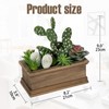 GnFlus Fake Cactus Plant Small Succulents Plants Artificial Succulents in