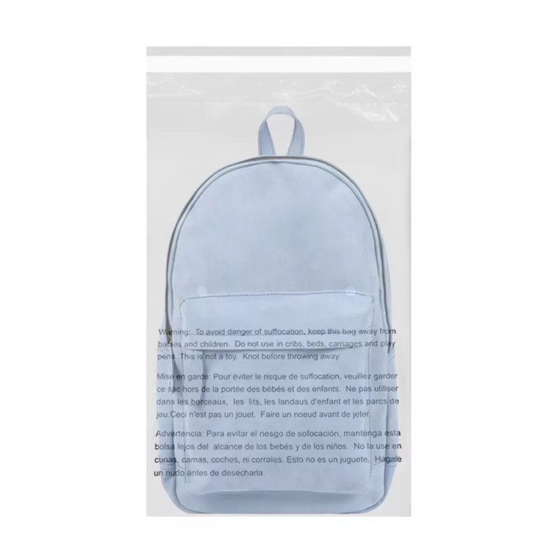 EcoSwift 10 19x24 EcoSwift Self Seal Suffocation Warning Clear Poly