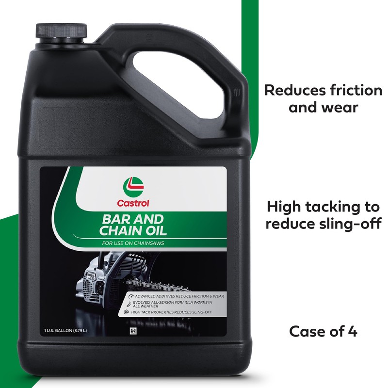 Castrol Bar & Chain Oil For Chainsaws – Reduces Friction