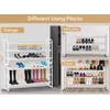 KEETDY 3-Tier Long Shoe Rack for Closet Metal Shoe Organizer