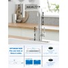 Kitchen Faucets with Pull Down Sprayer,Waterfall Kitchen Sink Faucet,Commercial Utility