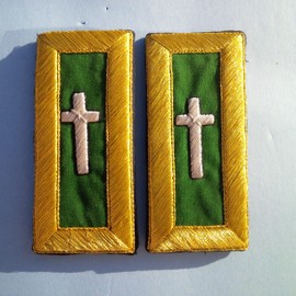 Equinox MR Knight Templar Commander Golden Mylar shoulder Boards