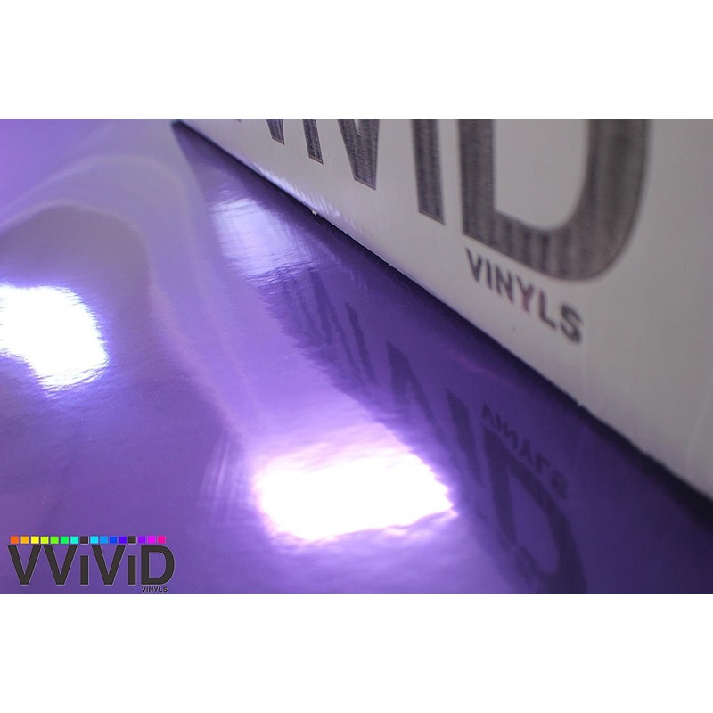 VViViD® Purple Chrome Wrap Vinyl with Air-Free Channels and Ready