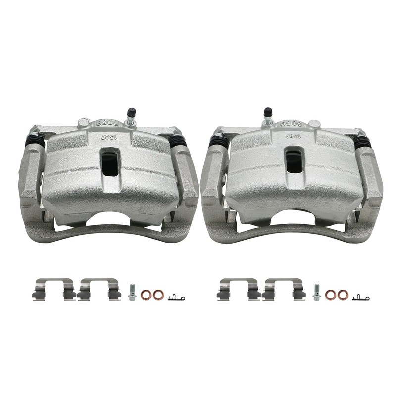 Chefull Front Left Right Brake Calipers With Bracket Fits for