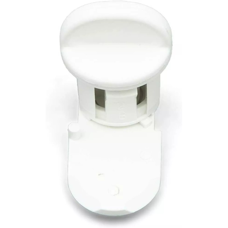 Thetford 94156 Plastic Replacement Hatch Thumb Lock - Polar White