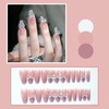Nail Tip, Long Nail Tip, 24 Pieces, Glitter, Glossy, 3D,