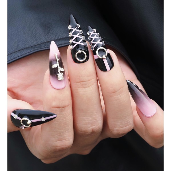 Chic Chit Press on Nails Saga: Shades of Pink, Handmade