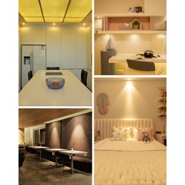 Jaenmsa GU10 Halogen Light Bulbs, 6 Pack GU10 120V 50W, MR16 GU10 Light Bulb, Replacement for Dimmable Candle Warmer Light Bulbs, (120V-50W-6PACK)