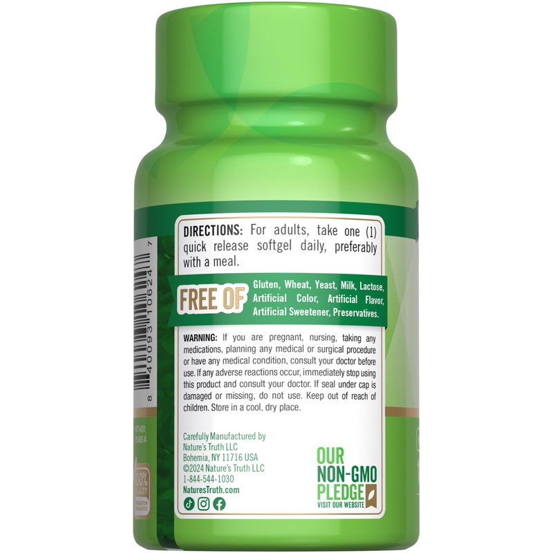 Nature's Truth Vitamin E Softgels | 268mg | 100 Count