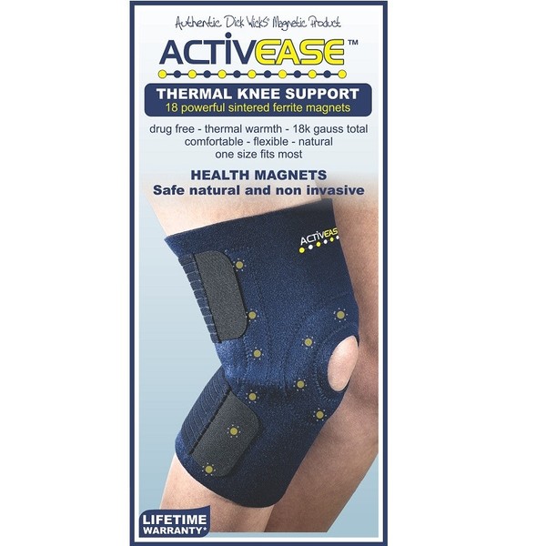 Dick Wicks Activease Magnetic Thermal Knee Support (One Size)