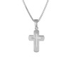 trendor Children Cross Pendant With Chain Silver 48887