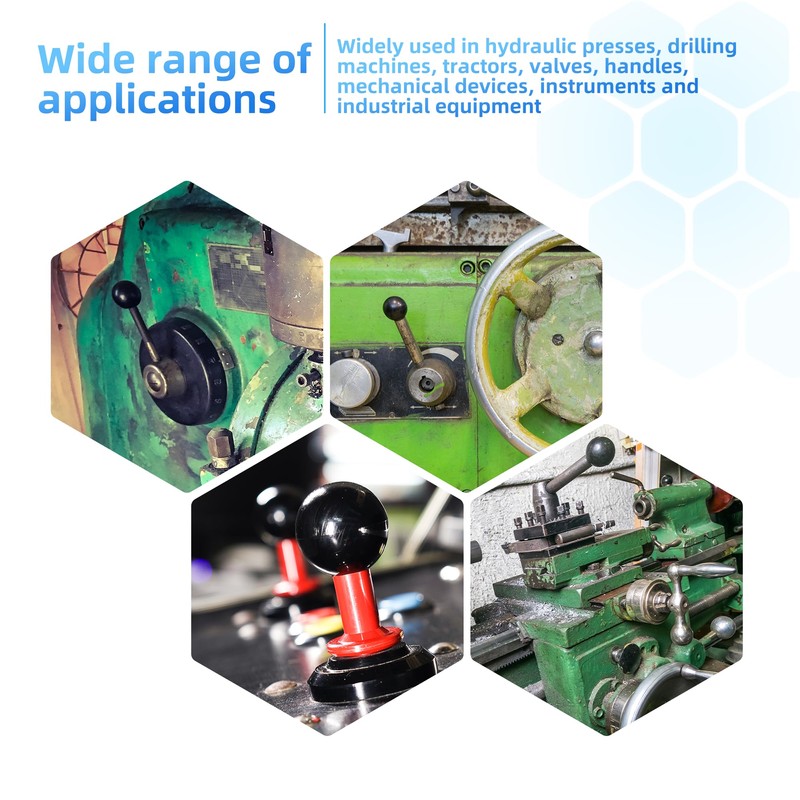 ITSOGOO Pack of 10 M8 x 25 mm Ball Knobs,