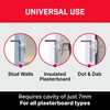 Bullfix Radiator Fixing Kit - Heavy Duty Plasterboard Fixings for