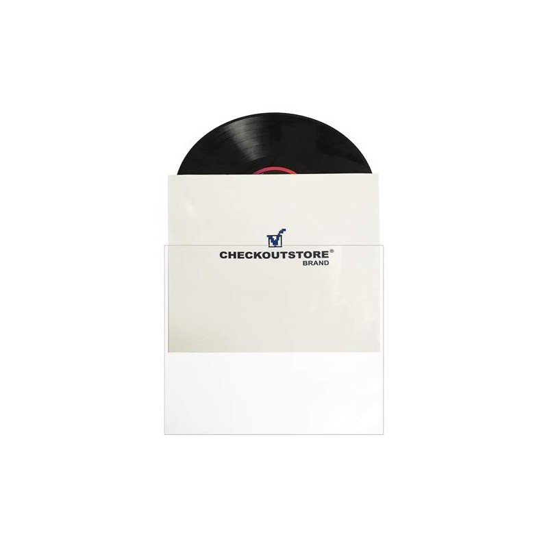 500 Clear Plastic OPP for 12" LP Vinyl 33 RPM