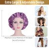 Fishent Gorro Ducha Grande Mujer Reutilizable Doble Capa Impermeable Ajustable