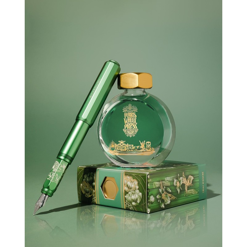 Ferris Wheel Press , Aluminum Carousel Fountain Pen, Book of