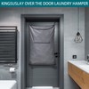 KINGSUSLAY Hanging Laundry Hamper, Hanging Hamper with Free Hanging Hooks,