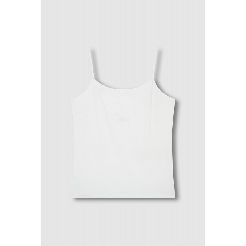 JAJU [JAJU/자주] 여 코튼 캐미솔_화이트 [JAJU] Women's Cotton Camisole_White