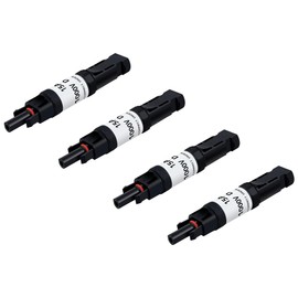 LVYUAN Solar Panel, 15A, DC1000V, Backflow Prevention Diode, MC4 Connector, For Solar Panels, PPO Material, UL & TÜV Standards, Waterproof and Dustproof Rating, IP67 (Set of 4)