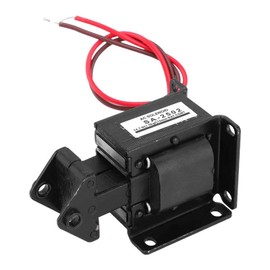 Electroimán de Tracción Magnética 220VAC AC Electroimán de Solenoide de Automatización Industrial Carrera de 15mm, Succión 14.7N