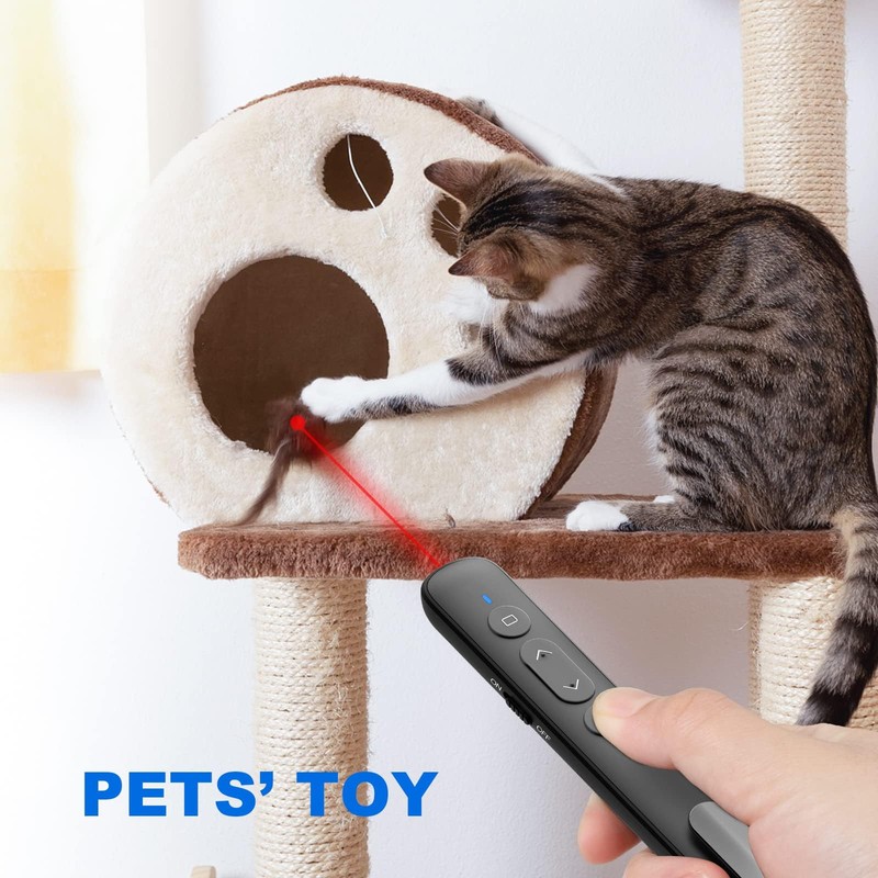 USB-C/USB-A PPT Pointer for Presentation Clicker PowerPoint Wireless Presenter Remote,