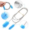 Stainless Flexible Cleaning Brush Kits,1 pcs Double Ended Hose Pipe
