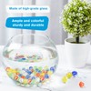 POPLAY Marbles for Kids, 115PCS Cat Eye Glass Marble, Mixed