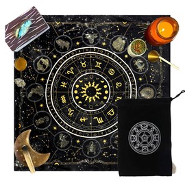 Altar Accessories - Tarot Cloth - Altar Cloth for Rituals, Esoteric Accessories, Tarot Cloth for Tarot Cards & Pendulums