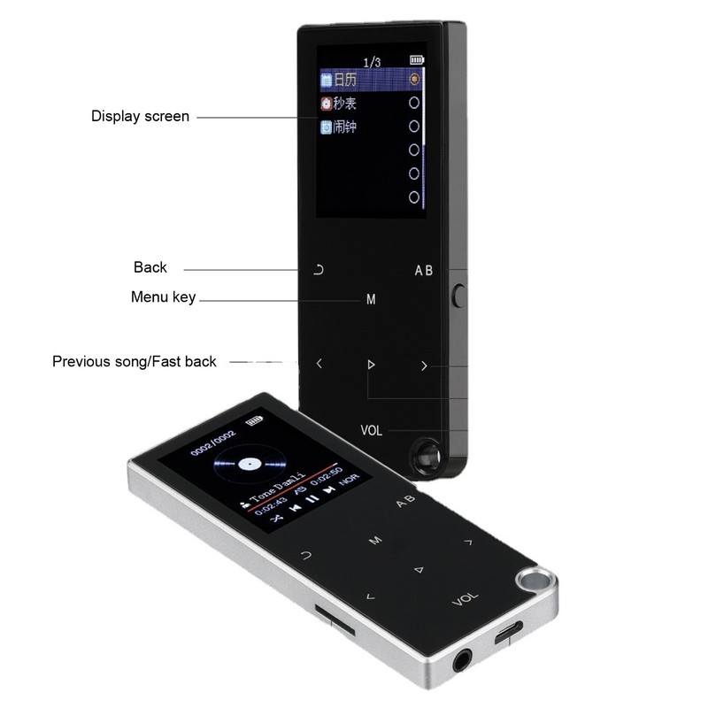 MP3 Player Sound Transmission Bluetooth Stable Connection Music Player for