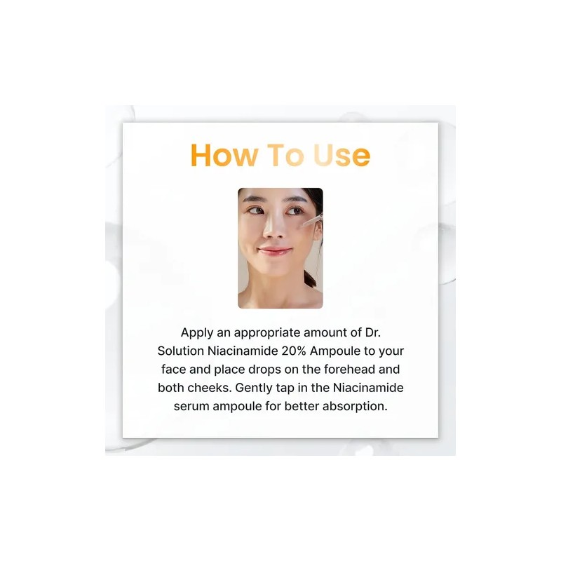 Ampolla Facial Coreana Niacinamida 20% Vita C Cu Dr Solution