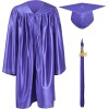 Shiny Kindergarten & Preschool Graduation Gown Cap Set with 2025