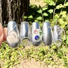 Silver cameo handmade nail tip - water drop / 실버