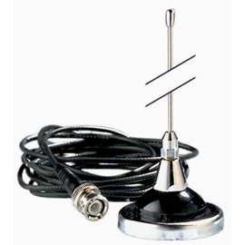 Hustler UGM Magmount antenna, 2m-70cm, 10' mini-coax, BNC Connector