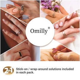 Silicone Ring Size Adjuster for Loose Rings, 104-Piece Invisible Ring Guard Kit with 2 Styles (Spiral Coils & Sizing Strips) for Women & Men, Reusable Resizer Fits 1-10mm Width