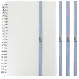 Mini Skater Elastic Planner Bands Book Page Markers for Hardcover Journal Notebook Book Lovers- Stretchy Closure Reading Straps to Holds Planner Closed, Fit Notebooks from 8" to 11” in Height, Pack of 4 (Grey)