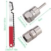 Maxentico Chain Whip, Chain Gauge Bicycle Sprocket Cassette Tool for