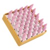 50 Pcs Grinding Bits Ceramic Triangular Cone Aluminum Oxide Grinding